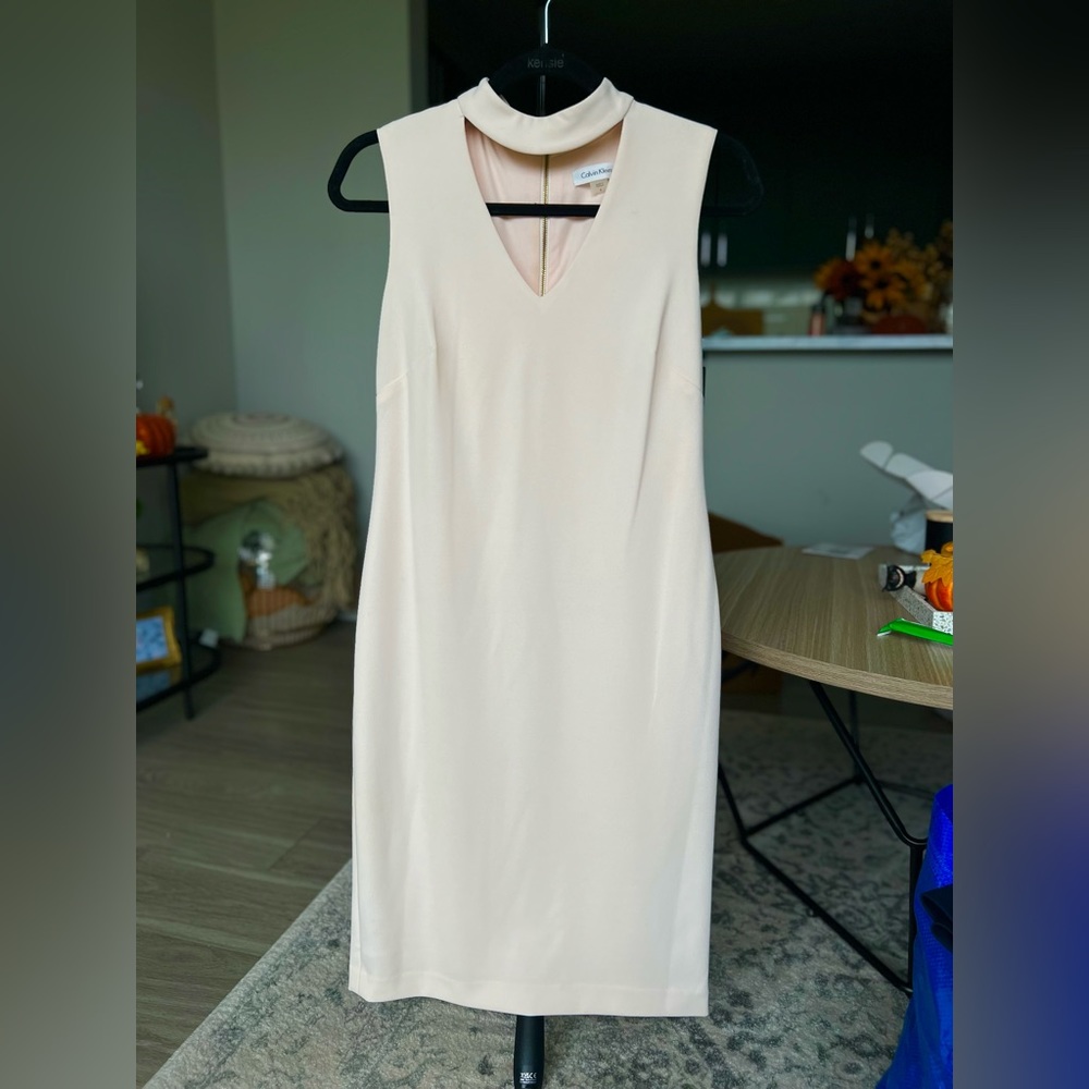 Calvin Klein pale pink dress size 6